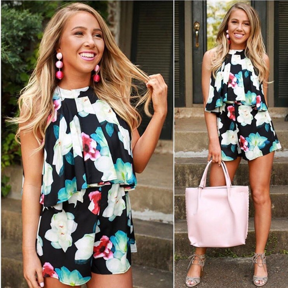 Floral Romper